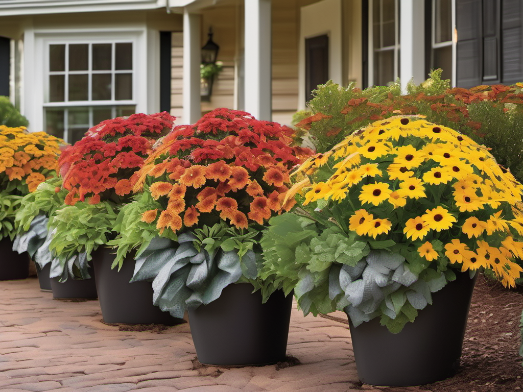 Seasonal care for Rudbeckia Cappuccino plants & fertilize in spring, water & deadhead in summer, prune & mulch in fall, protect in winter