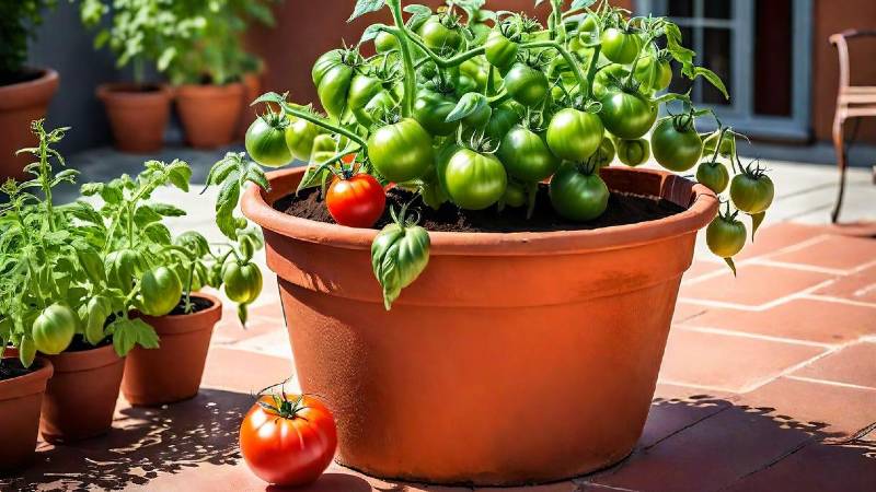 Terracotta pots filled with soil, highlighting their breathability and classic aesthetic, perfect for any garden or patio.