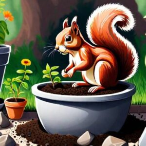 Read more about the article Why Do Squirrels Dig in Flower Pots? Tips to Protect Your Plants