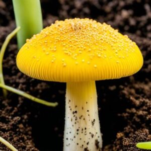 Read more about the article Yellow Mushroom in Potted Plant: Causes, Care & Removal Tips