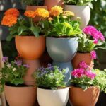 Stacked Flower Pots Designs: Simple Tips for Beginners